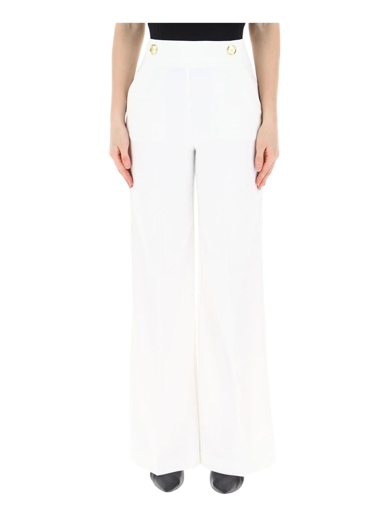 PINKO Pantalone Donna Sbozzare 100055-A14I Z15 Bianco - Stilato