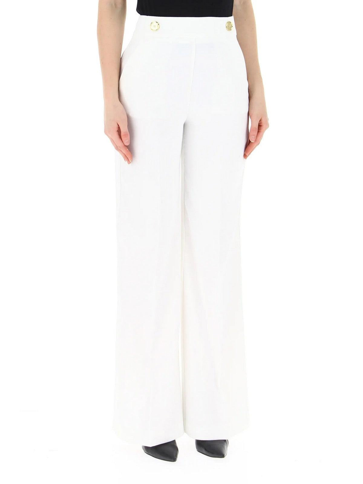 PINKO Pantalone Donna Sbozzare 100055-A14I Z15 Bianco - Stilato