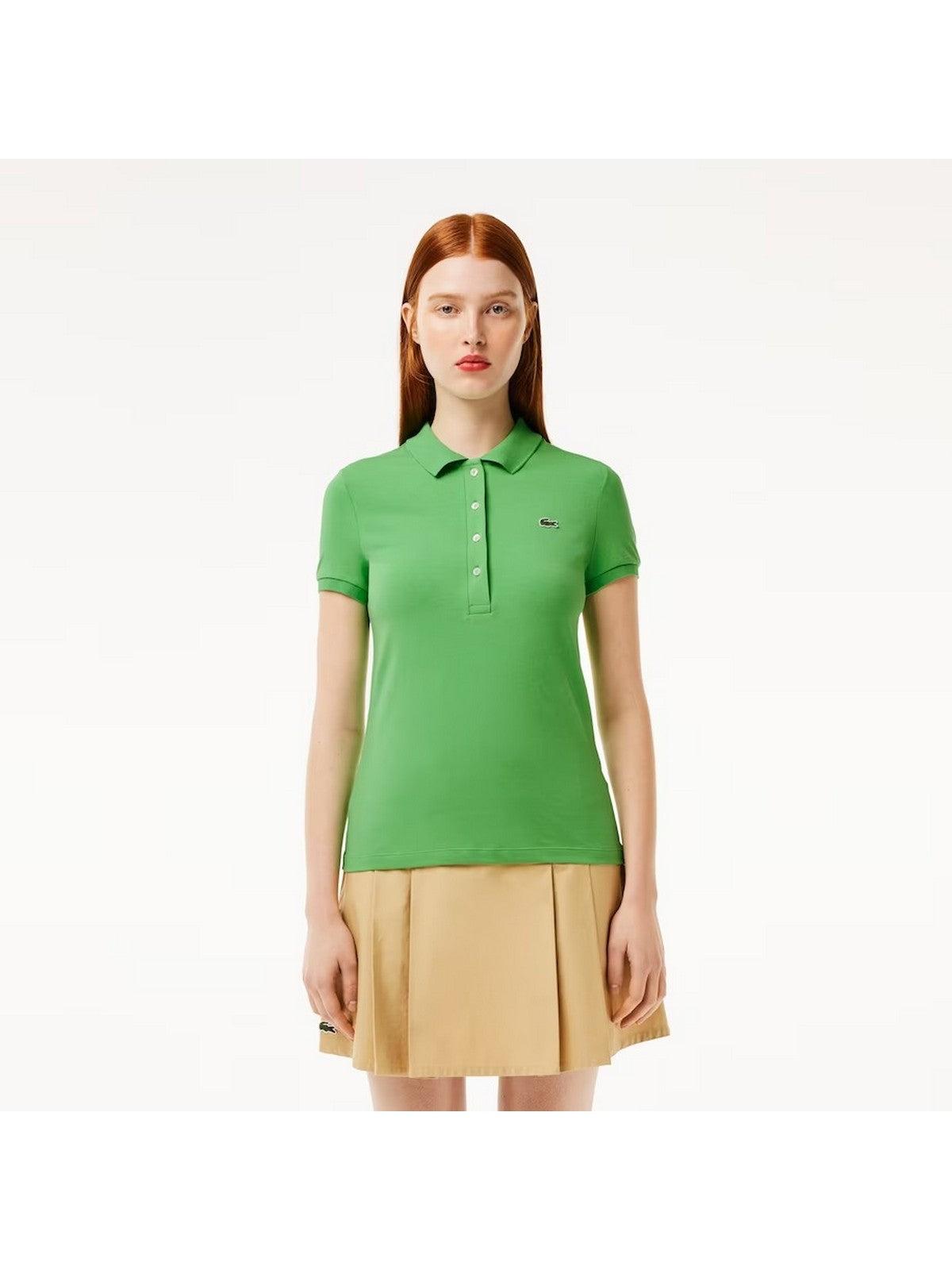 LACOSTE T-Shirt e Polo Donna DF3443 IXU Verde - Stilato