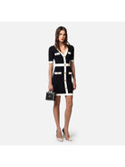 ELISABETTA FRANCHI Abito Donna AM81B42E2 110 Nero - Stilato