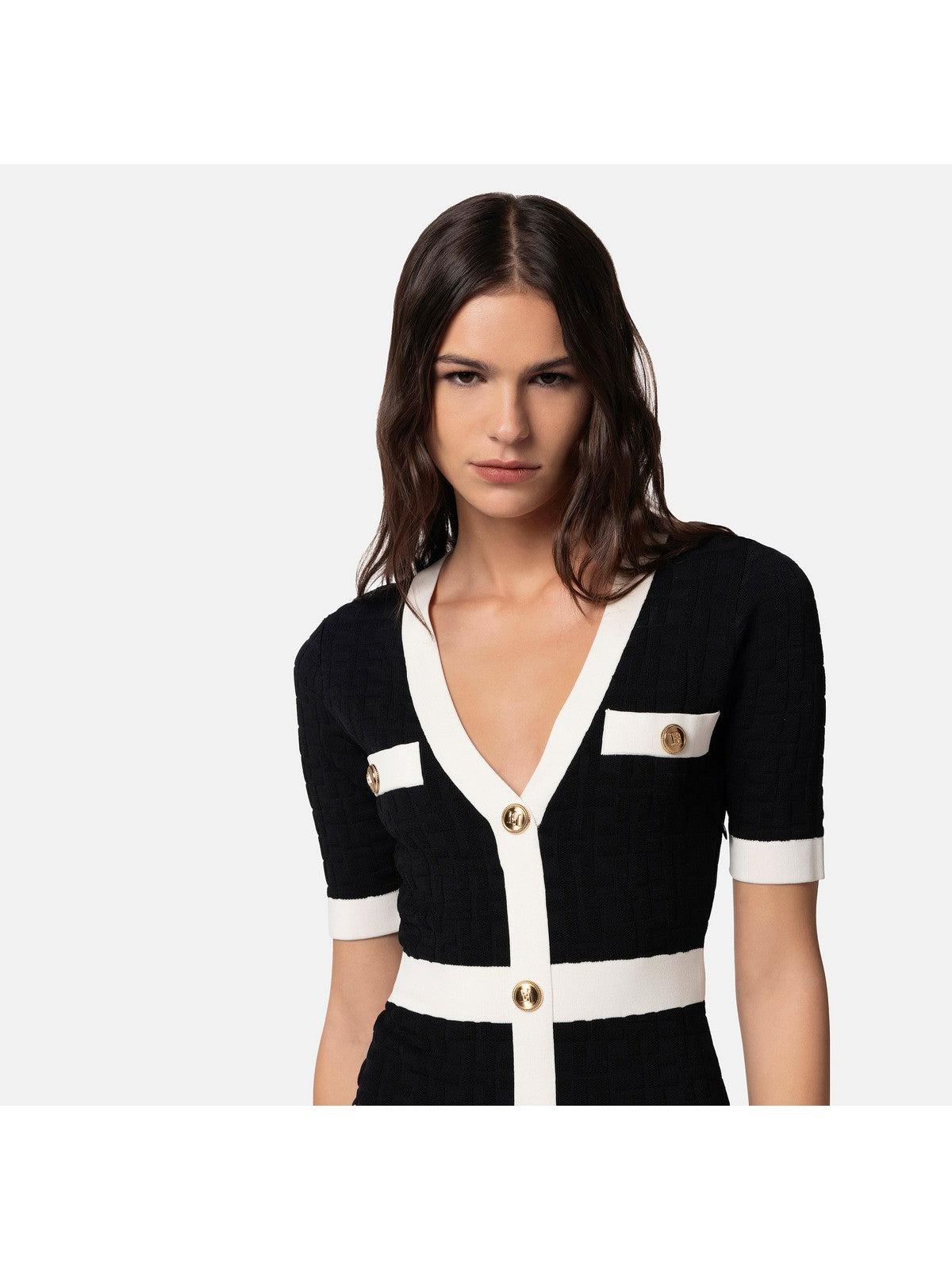 ELISABETTA FRANCHI Abito Donna AM81B42E2 110 Nero - Stilato