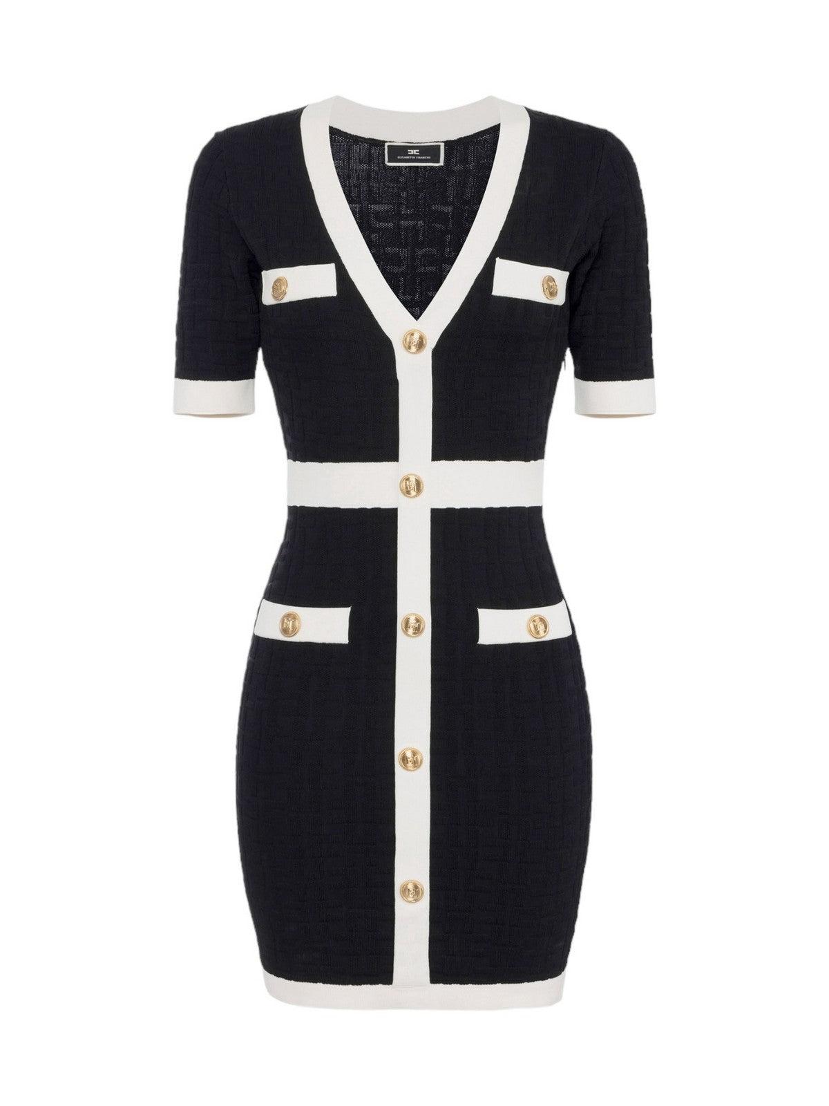 ELISABETTA FRANCHI Abito Donna AM81B42E2 110 Nero - Stilato
