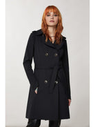 PATRIZIA PEPE Trench Donna CO0188 A2AW K103 Nero - Stilato