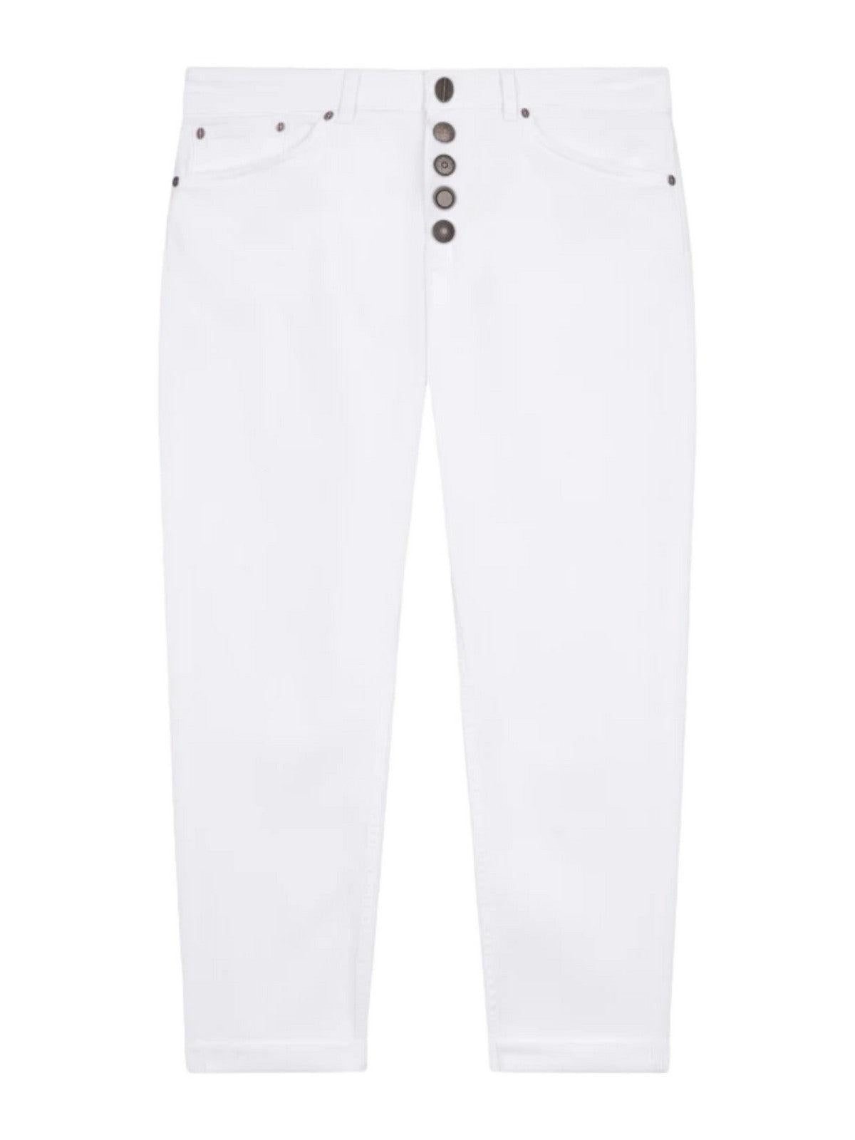 DONDUP Pantalone Donna Koons gioiello DP268B BS0030D PTD 000 Bianco - Stilato