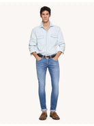 DONDUP Jeans Uomo George UP232 DSE297U GW1 800 Blu - Stilato