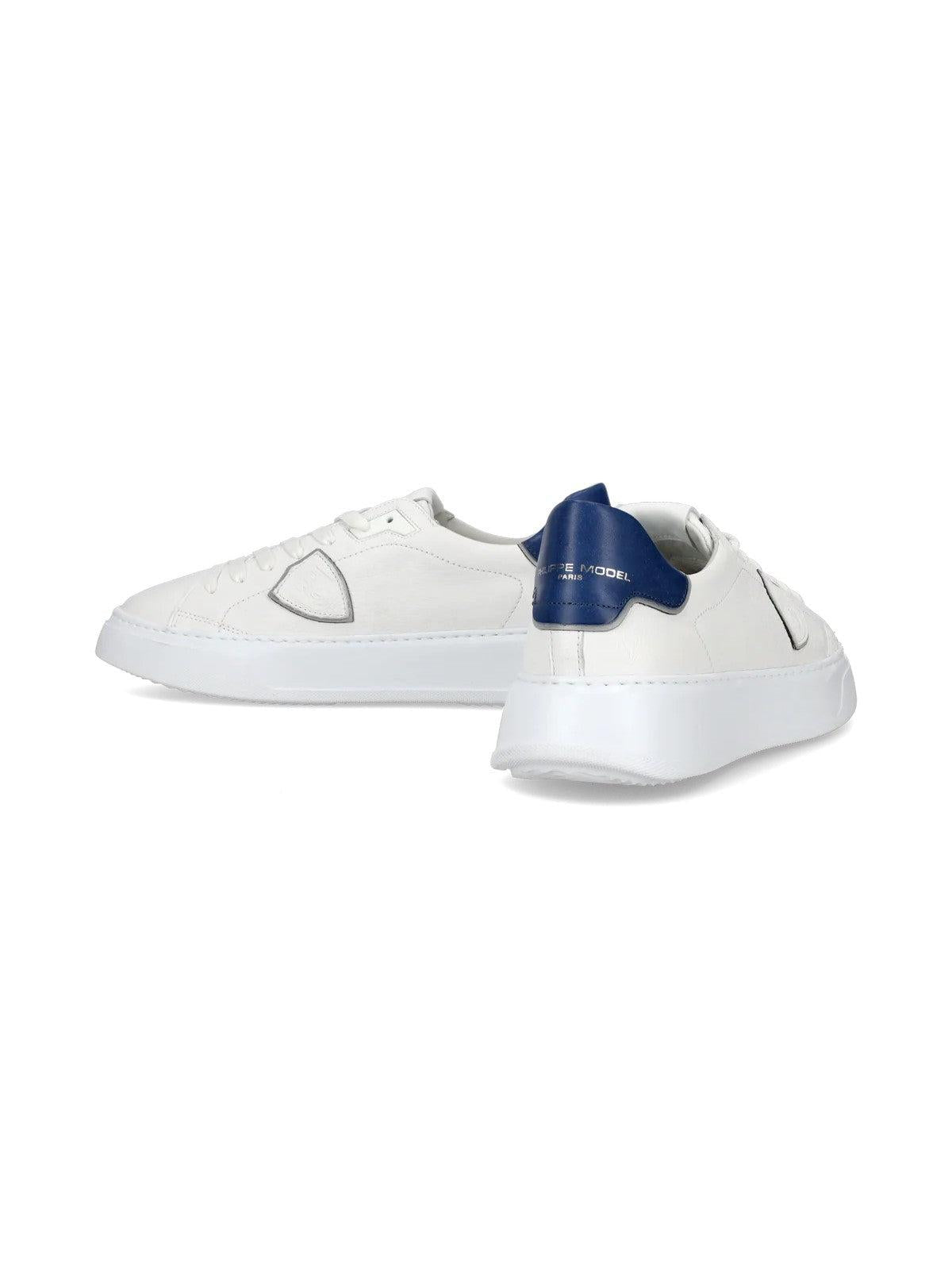 PHILIPPE MODEL Sneaker Uomo Temple low man BTLU WX13 Bianco - Stilato