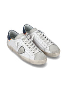 PHILIPPE MODEL Sneaker Uomo Prsx Low Man PRLU VV02 Bianco - Stilato