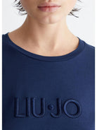 LIU JO SPORT T-Shirt e Polo Donna TA4136JS003 N9157 Blu - Stilato