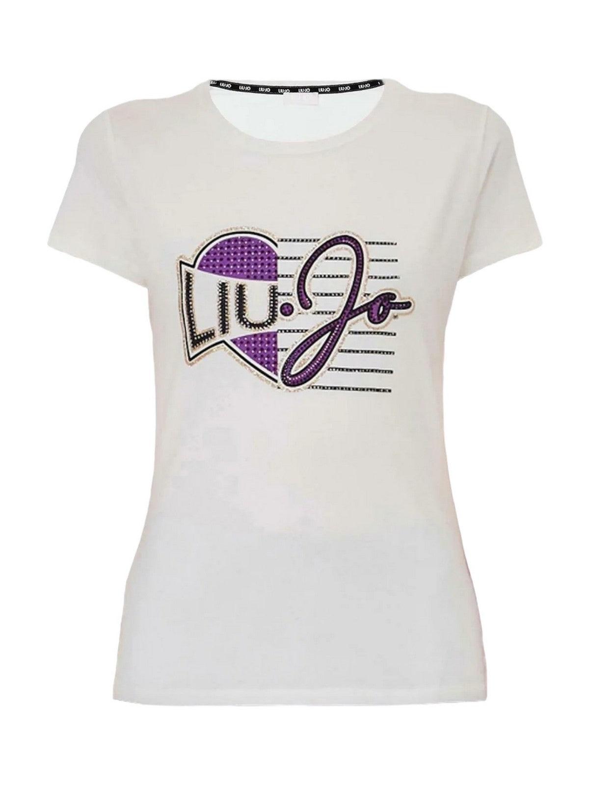 LIU JO SPORT T-Shirt e Polo Donna TA4196JS003 R9311 Avorio - Stilato