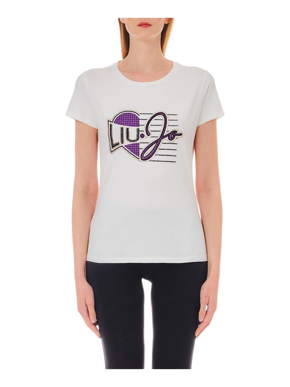 LIU JO SPORT T-Shirt e Polo Donna TA4196JS003 R9311 Avorio - Stilato