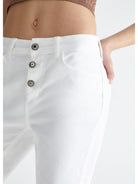 LIU JO BLUE DENIM Pantalone Donna UA4072TS047 11111 Bianco - Stilato