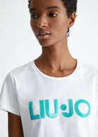 LIU JO WHITE T-Shirt e Polo Donna MA4322J5904 N9346 Bianco - Stilato