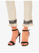 LIU JO WHITE Pantalone Donna MA4277T4033 N9356 Beige - Stilato