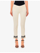 LIU JO WHITE Pantalone Donna MA4277T4033 N9356 Beige - Stilato