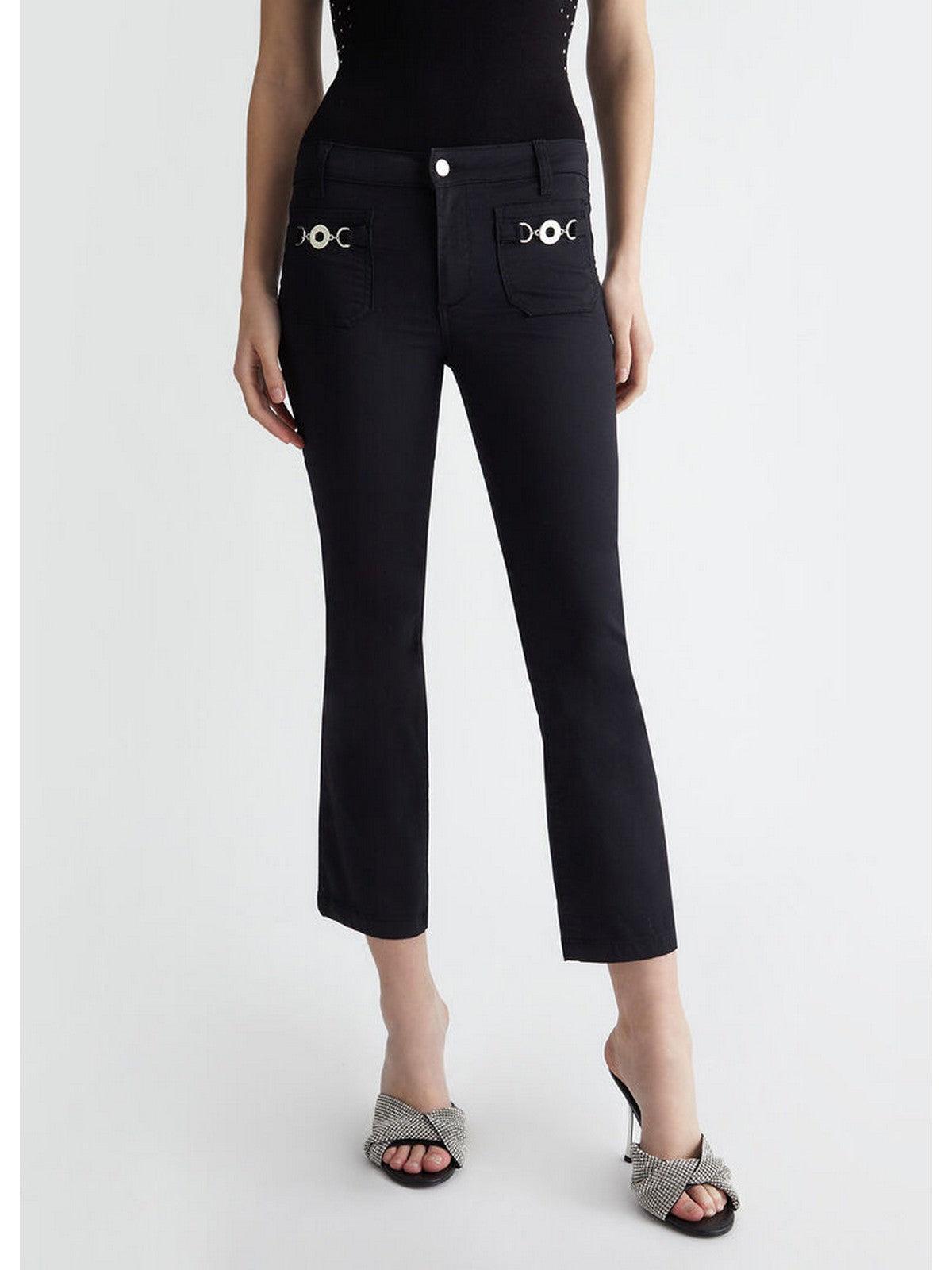 LIU JO WHITE Pantalone Donna MA4291T7144 22222 Nero - Stilato