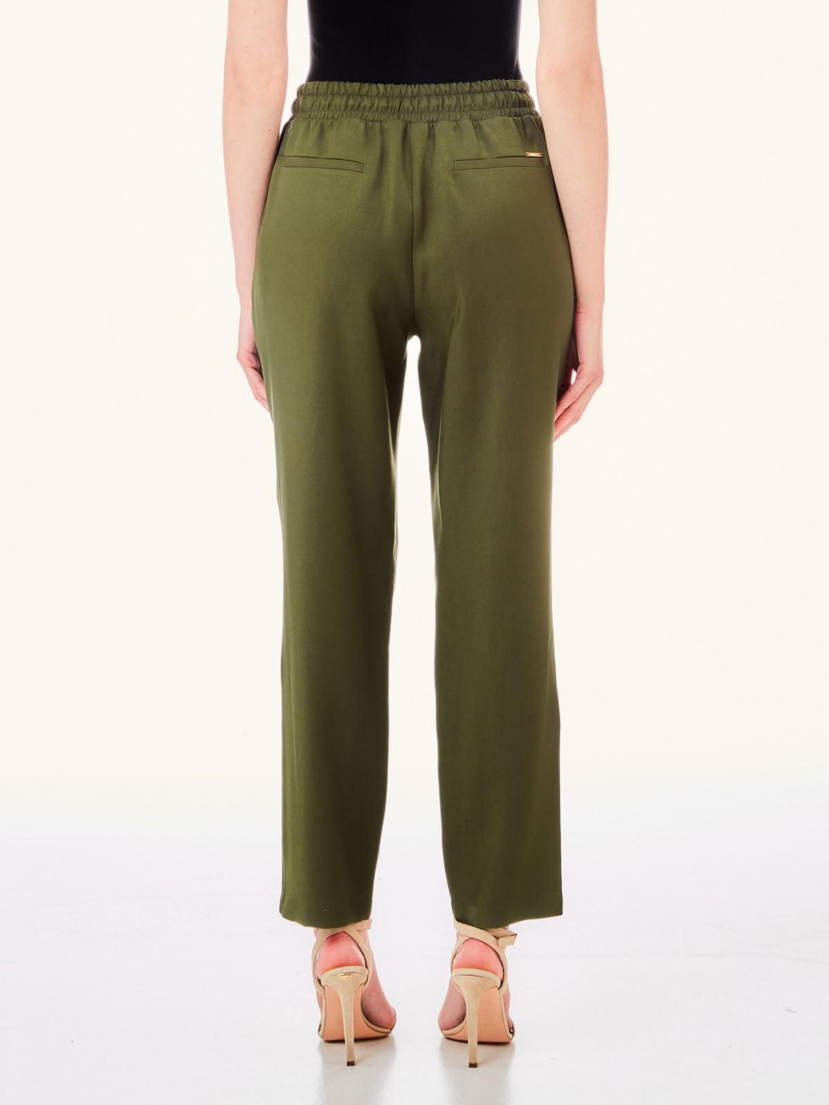 LIU JO WHITE Pantalone Donna MA4353T3406 X0542 Verde - Stilato