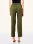 LIU JO WHITE Pantalone Donna MA4353T3406 X0542 Verde - Stilato