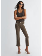 LIU JO WHITE Pantalone Donna MA4291T7144 X0542 Verde - Stilato