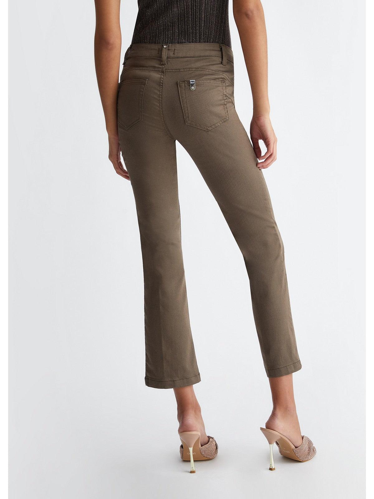 LIU JO WHITE Pantalone Donna MA4291T7144 X0542 Verde - Stilato