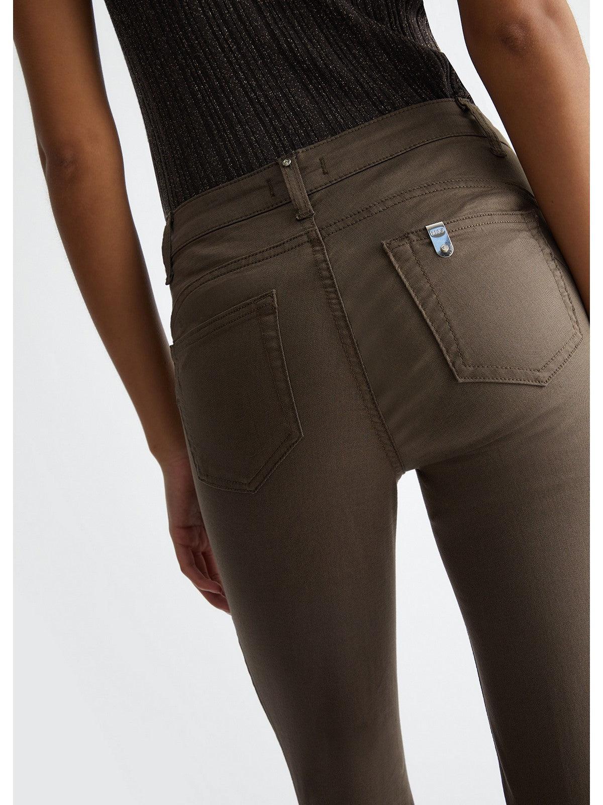 LIU JO WHITE Pantalone Donna MA4291T7144 X0542 Verde - Stilato