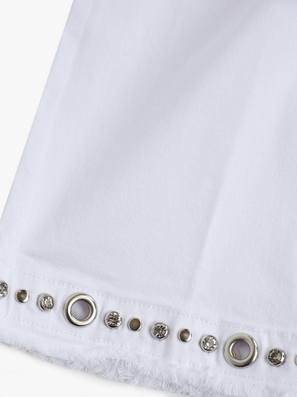 LIU JO WHITE Pantalone Donna MA4292T4033 N9354 Bianco - Stilato