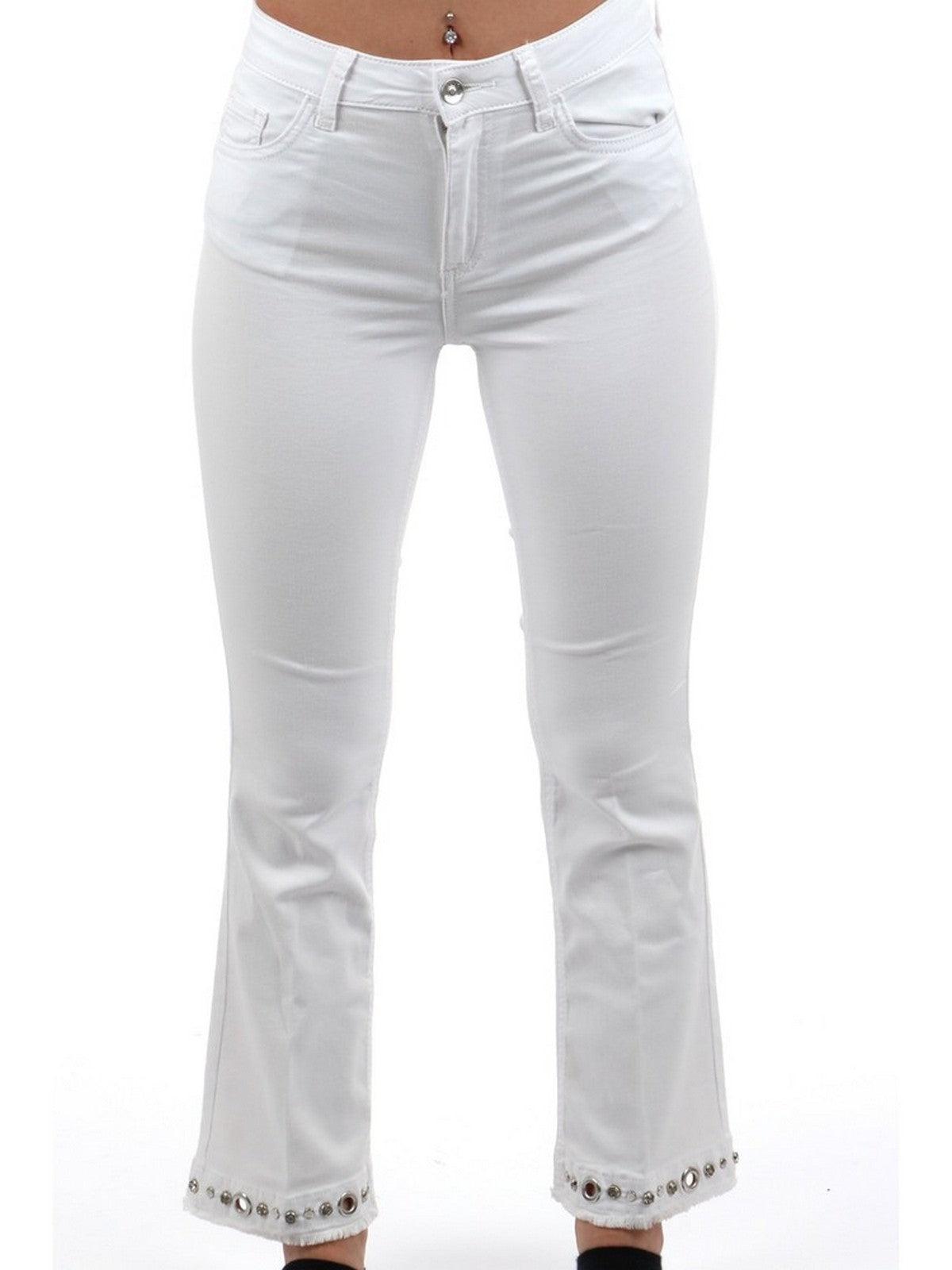 LIU JO WHITE Pantalone Donna MA4292T4033 N9354 Bianco - Stilato