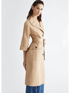 LIU JO BLACK Trench Donna CA4352TS049 41209 Beige - Stilato