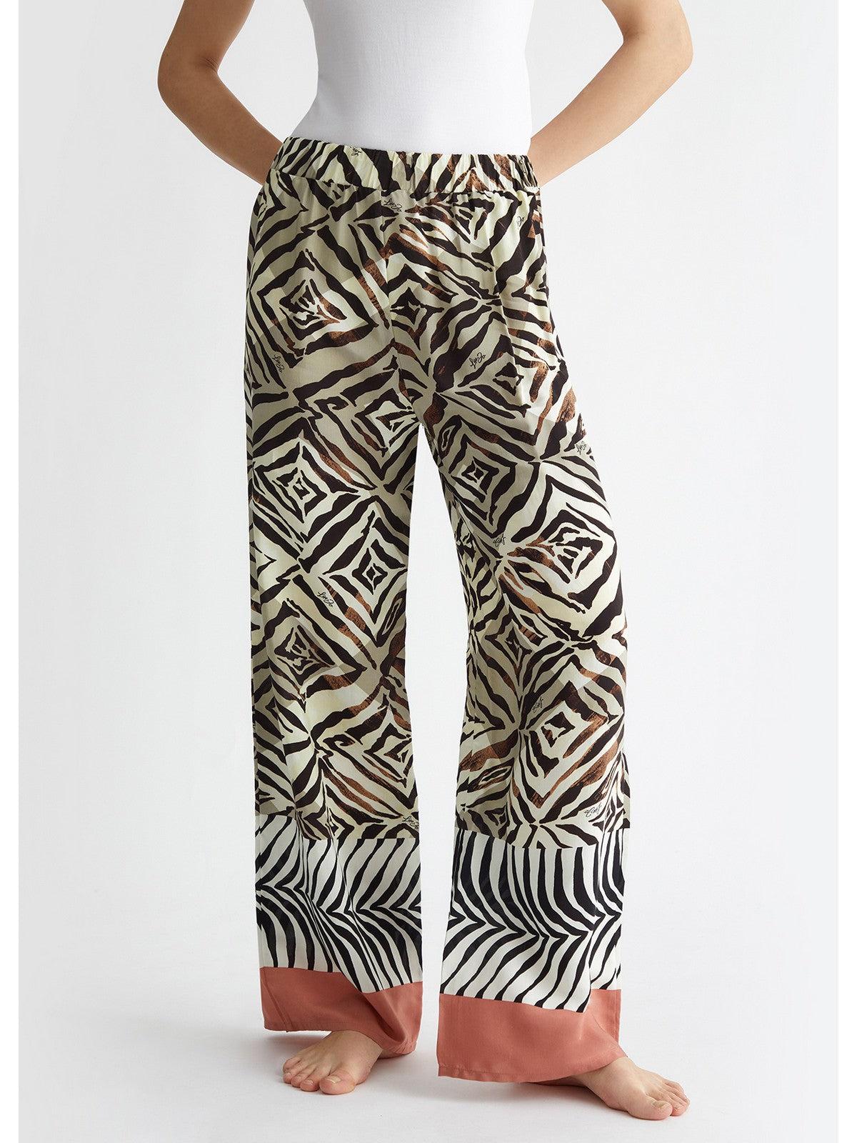 LIU JO BEACHWEAR Pantalone Donna VA4063TS056 N9076 Marrone - Stilato