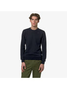 K-WAY Maglia Uomo Sebastien Cotton Ps K8122SW K89 Blu - Stilato