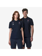 K-WAY T-Shirt e Polo Uomo Drosay Orient Express Team Ac K2131BW B29 Blu - Stilato