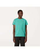 K-WAY T-Shirt e Polo Uomo Le vrai edouard K007JE0 WEV Verde - Stilato