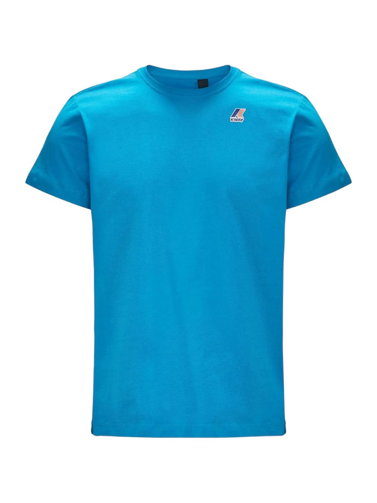 K-WAY T-Shirt e Polo Uomo Le vrai edouard K007JE0 91B Blu - Stilato