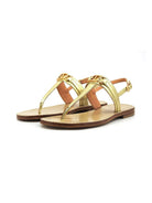 TWINSET Sandalo Donna 241TCT124 10366 Oro - Stilato