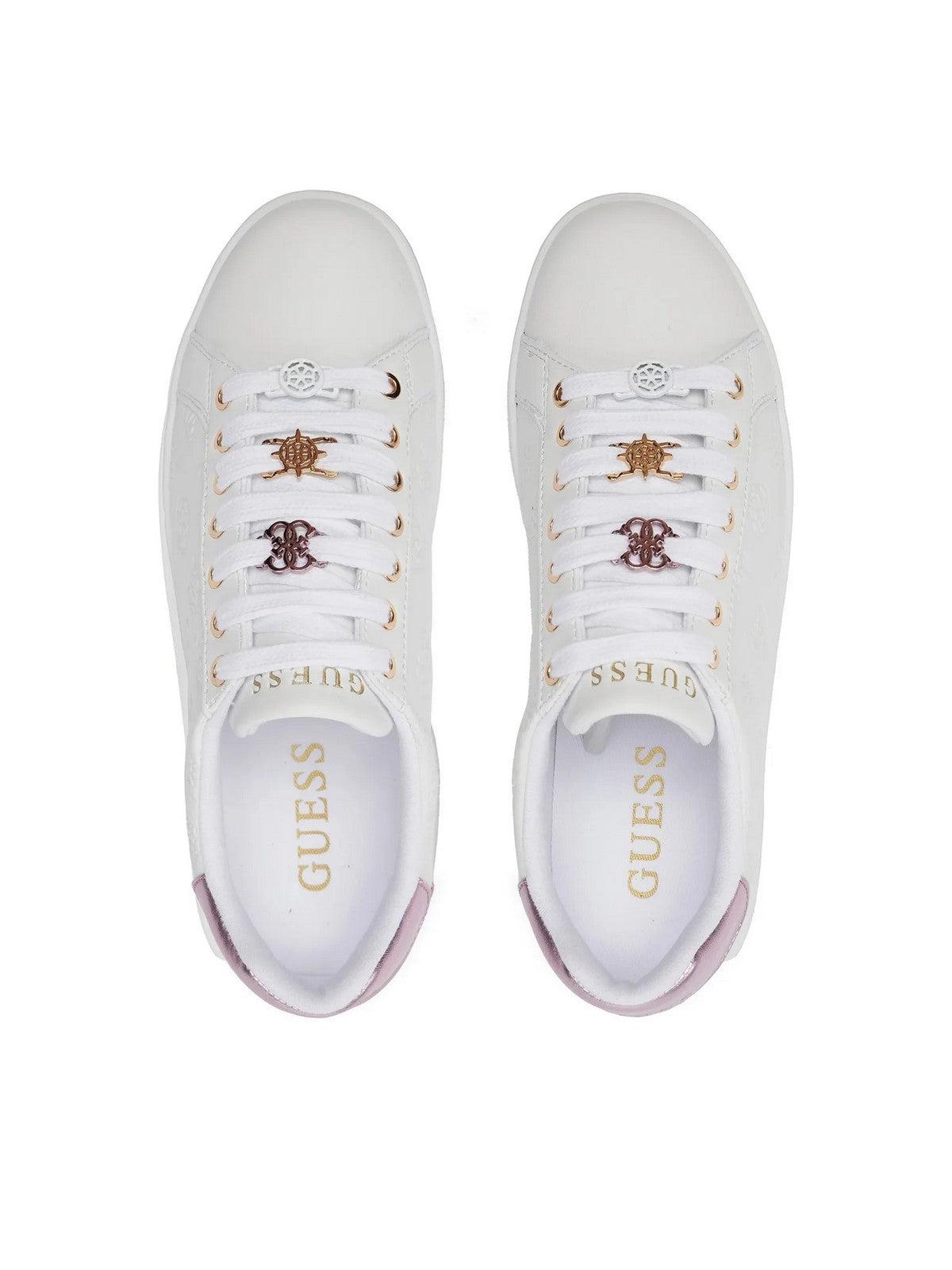 GUESS Sneaker Donna Rosenna FLJROS ELE12 WHIPI Bianco - Stilato