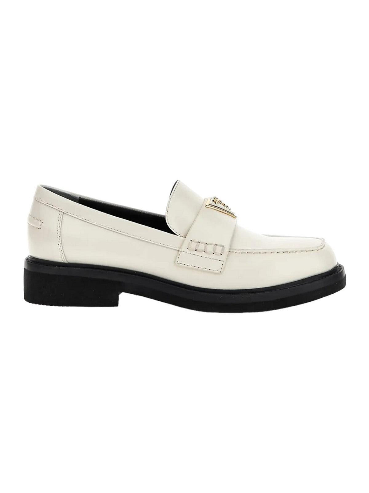 GUESS Mocassino Donna Shatha FLPSHA LEA14 CREAM Beige - Stilato