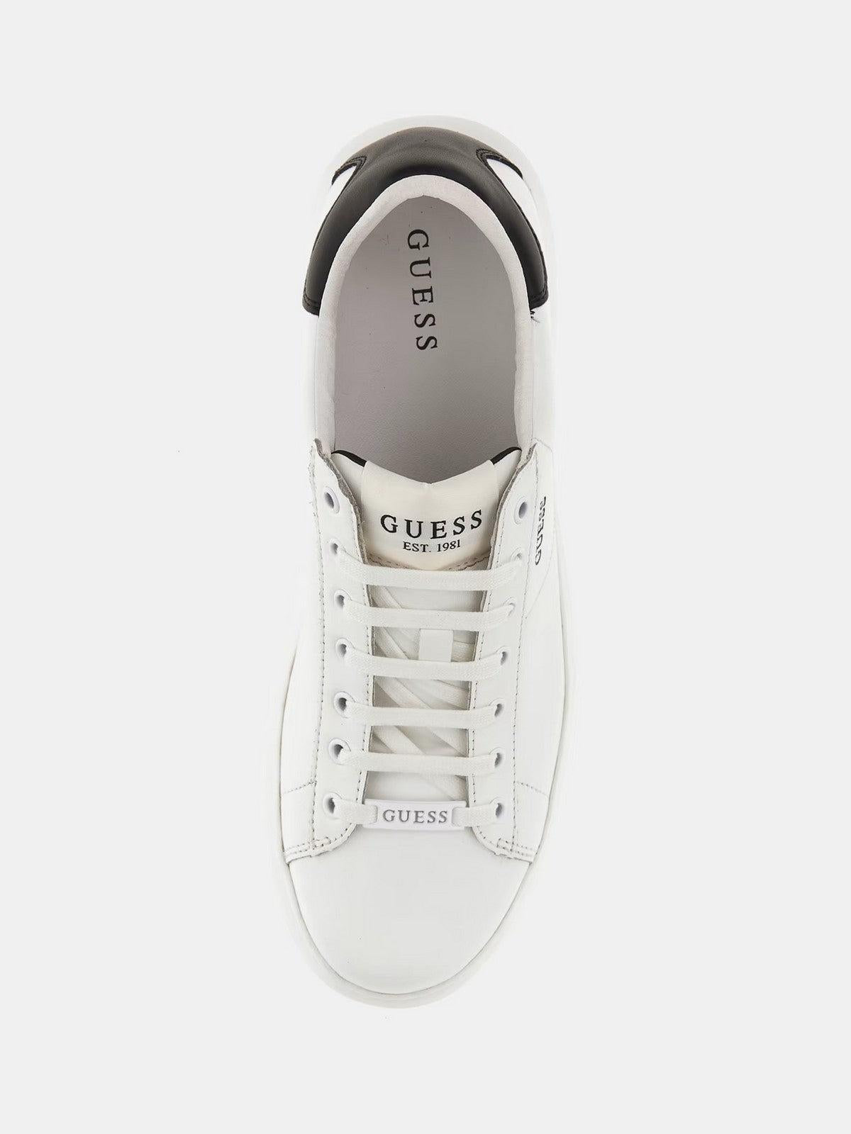 GUESS Sneaker Uomo Vibo FM8VIB LEL12 WHIBK Bianco - Stilato