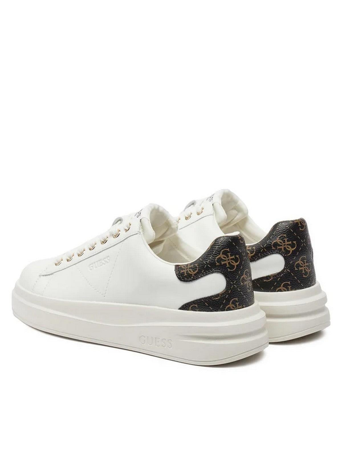 GUESS Sneaker Donna Elbina FLJELB FAL12 WHBRO Bianco - Stilato