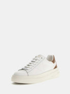 GUESS Sneaker Uomo ELBA FMPVIB LEA12 WBEIB Bianco - Stilato