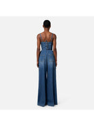 ELISABETTA FRANCHI Tuta Donna TJ29D41E2 104 Blu - Stilato