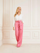 MARCIANO Pantalone Donna ANASTASIA PANT 4RGB03 9999Z G65P Rosa - Stilato