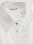 GUESS Camicia Donna Brigitte Shirt W4GH34 WG822 F0E1 Bianco - Stilato