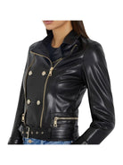 GUESS Giubbino Donna Olivia Moto Jacket W3BL93 K8S30 JTMU Nero - Stilato