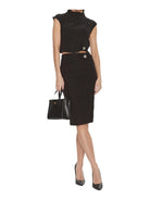 GUESS Gonna Donna Febe Midi Skirt W4RD81 KAQL2 JBLK Nero - Stilato