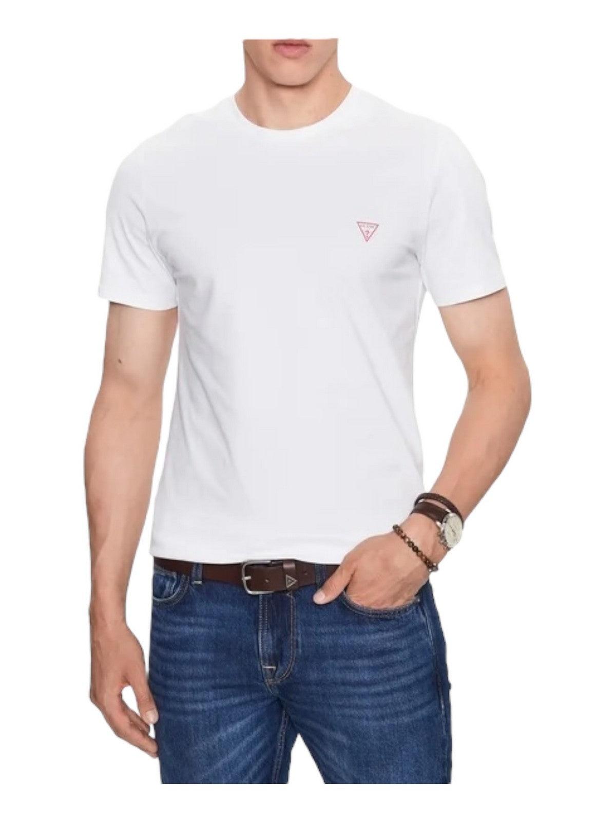 GUESS T-Shirt e Polo Uomo CN SS CORE TEE M2YI36 I3Z14 G011 Bianco - Stilato