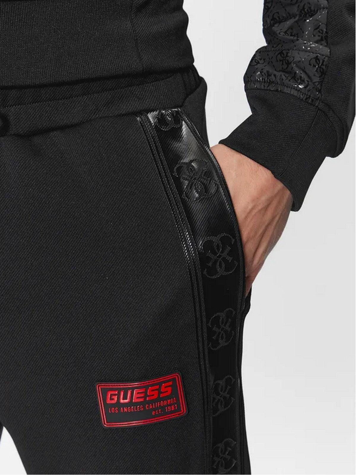 GUESS SPORT Pantalone Uomo GASTON CUFFED PANT Z4RB00 KBO62 JBLK Nero - Stilato