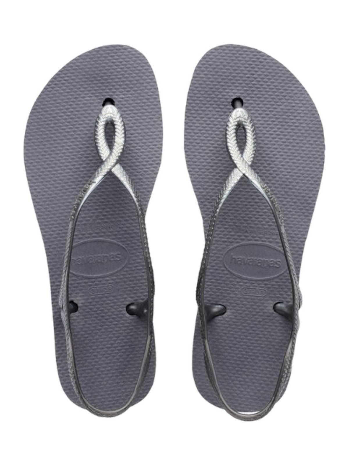 HAVAIANAS Infradito Donna Hav. Luna Flatform 4148600.5178 Grigio - Stilato