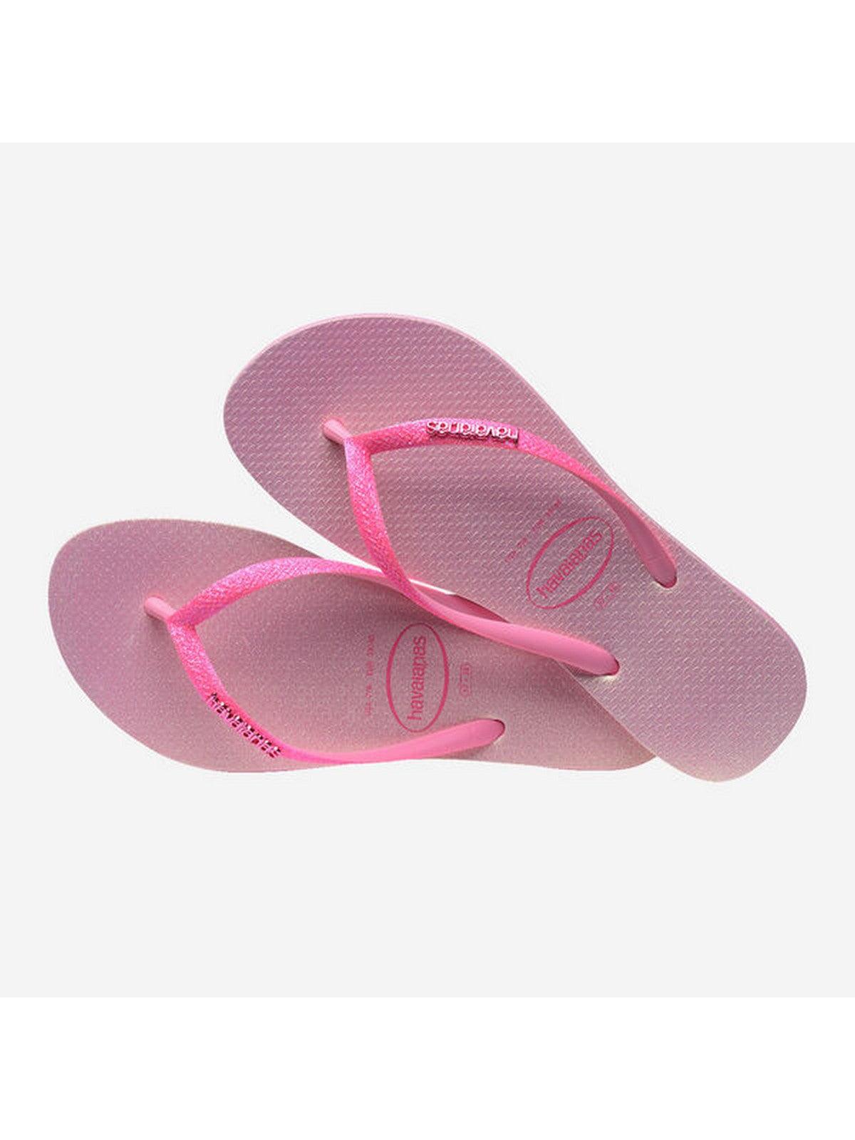 HAVAIANAS Infradito Donna Hav. Slim Glitter Iridescent 4148922.1749 Rosa - Stilato