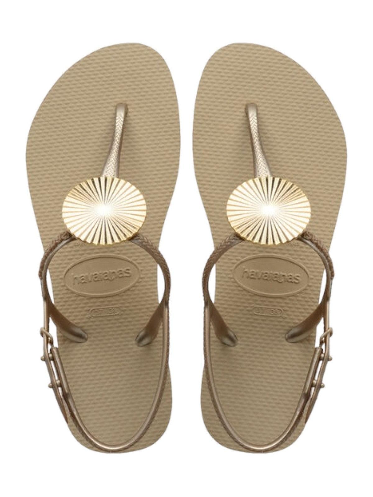 HAVAIANAS Infradito Donna Hav. Twist Metal 4148924.0154 Beige - Stilato