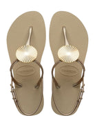 HAVAIANAS Infradito Donna Hav. Twist Metal 4148924.0154 Beige - Stilato