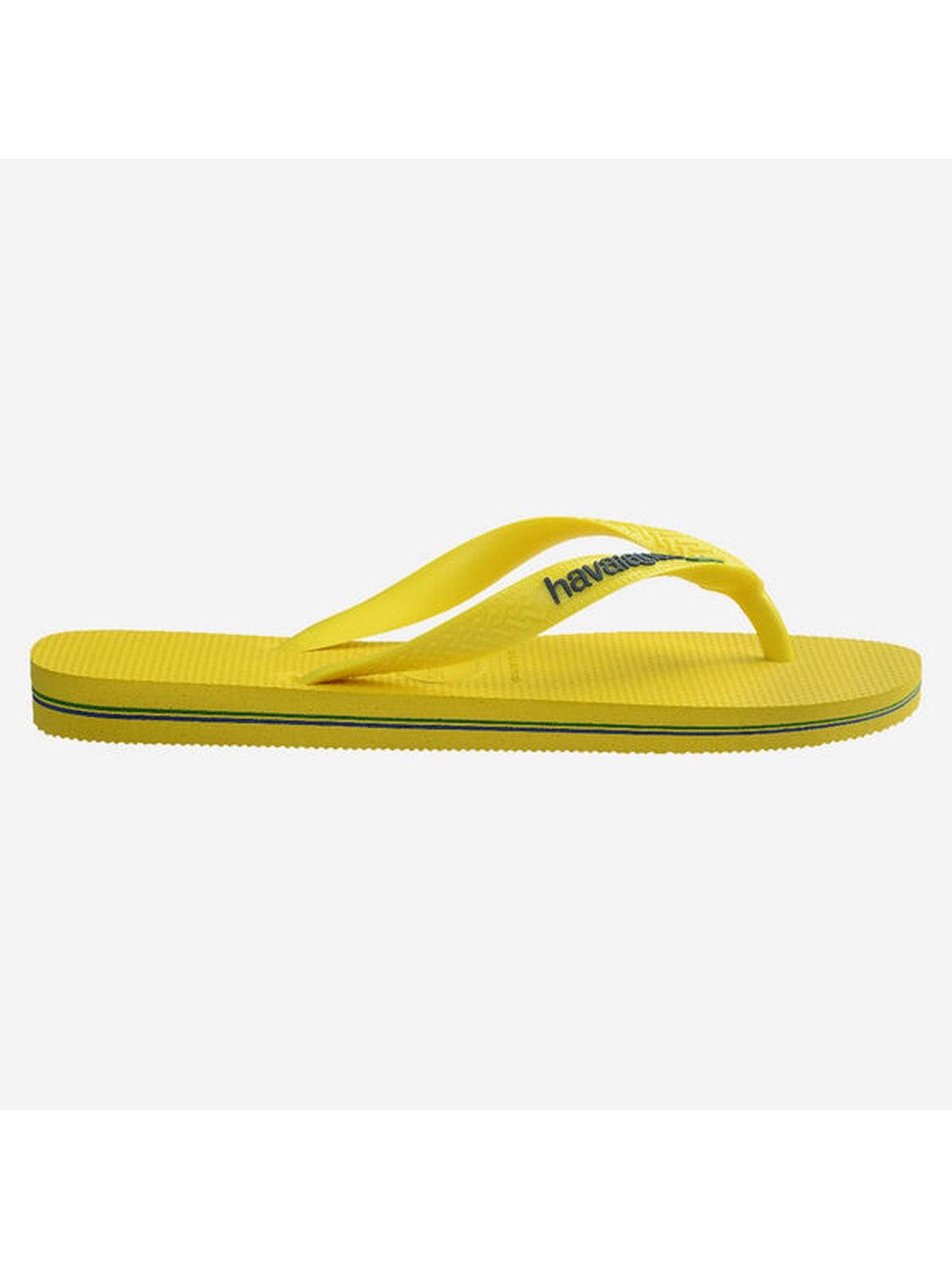 HAVAIANAS Infradito Unisex adulto Hav. Brasil Logo Neon 4149370.8809 Giallo - Stilato